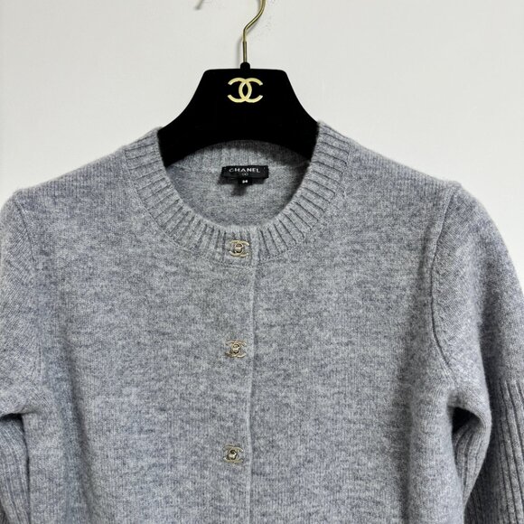 Chanel gray Cardigan Size 36 - Picture 3 of 12